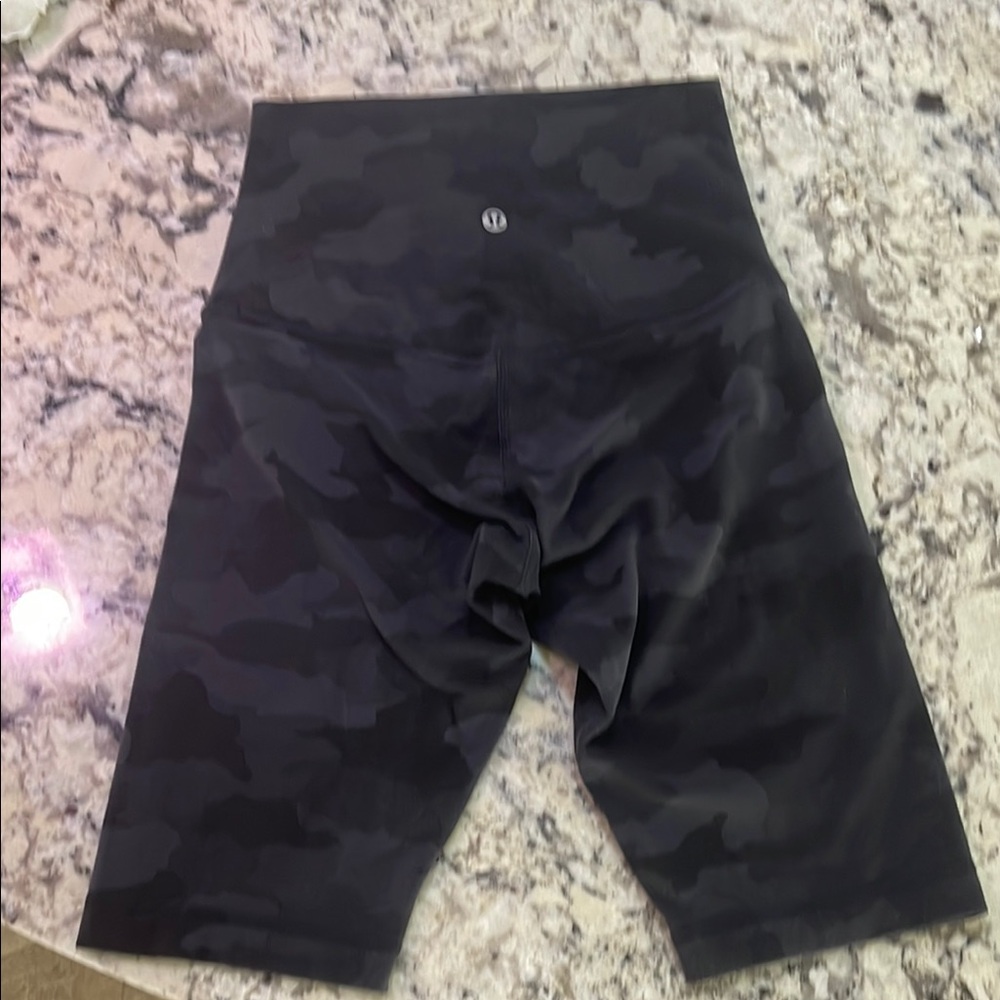 Lululemon Athletica Black Bike Shorts with Compression Fit